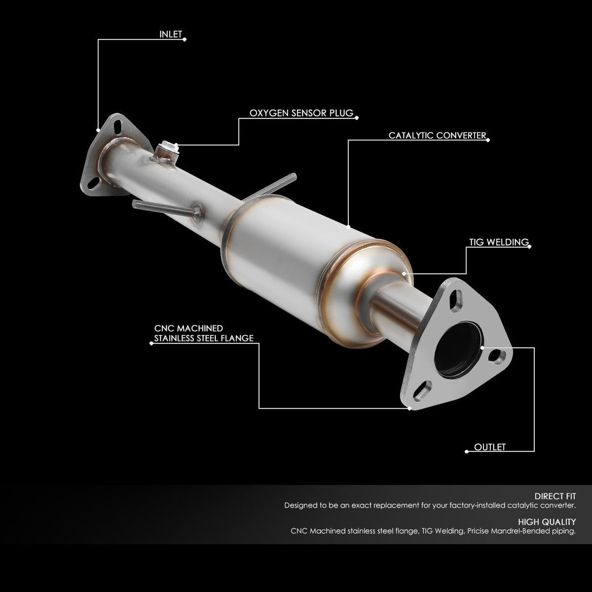 Catalytic Converter for GMC Sonoma (2000-2002) 2.2L