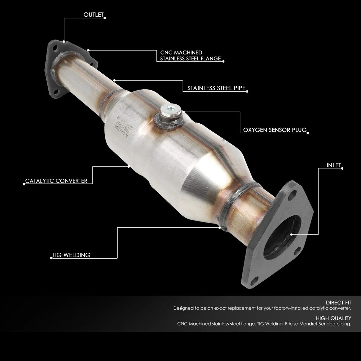 Catalytic Converter for Honda Accord (1998-2002) 2.3L