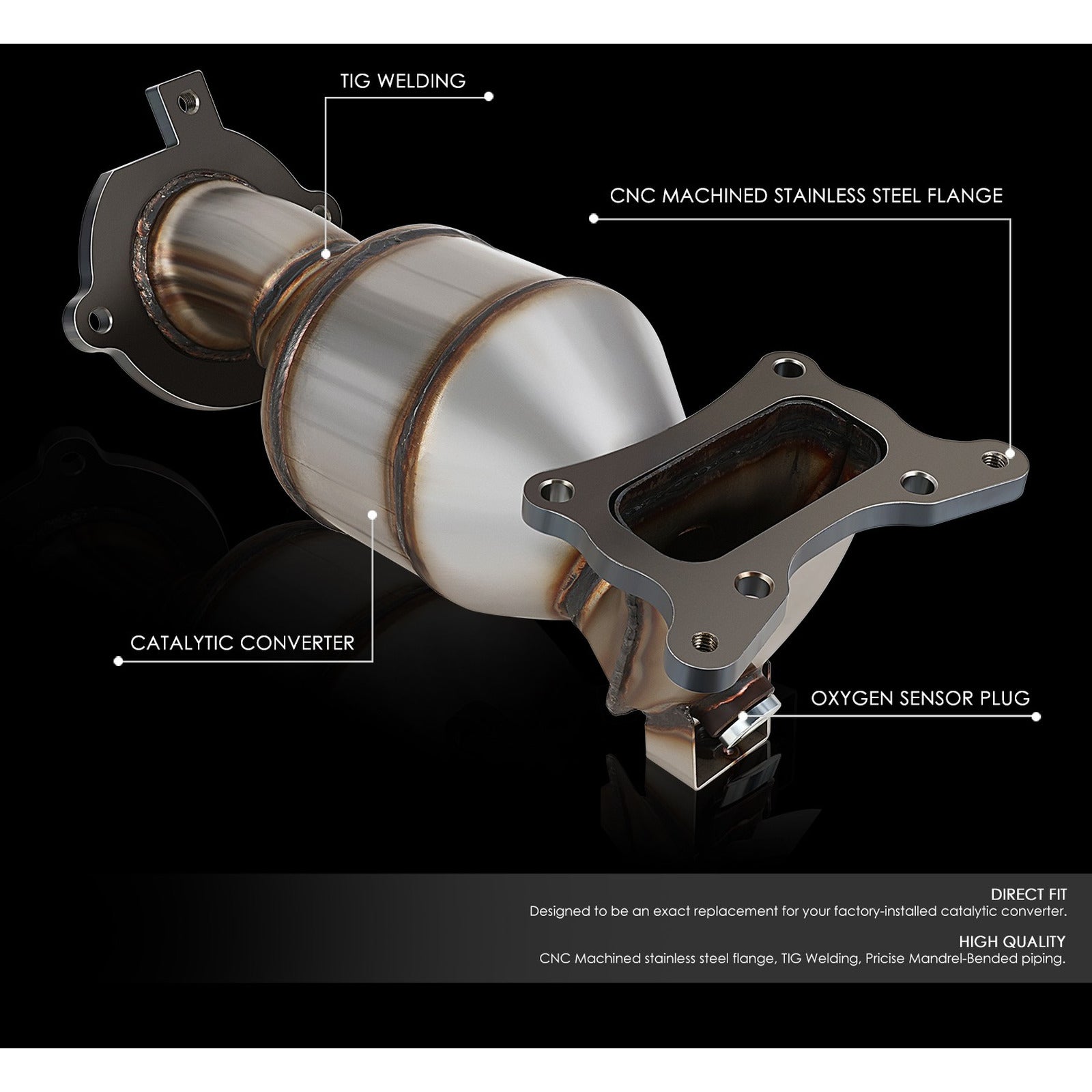 Catalytic Converter for Honda Accord (2008-2012) 2.4L