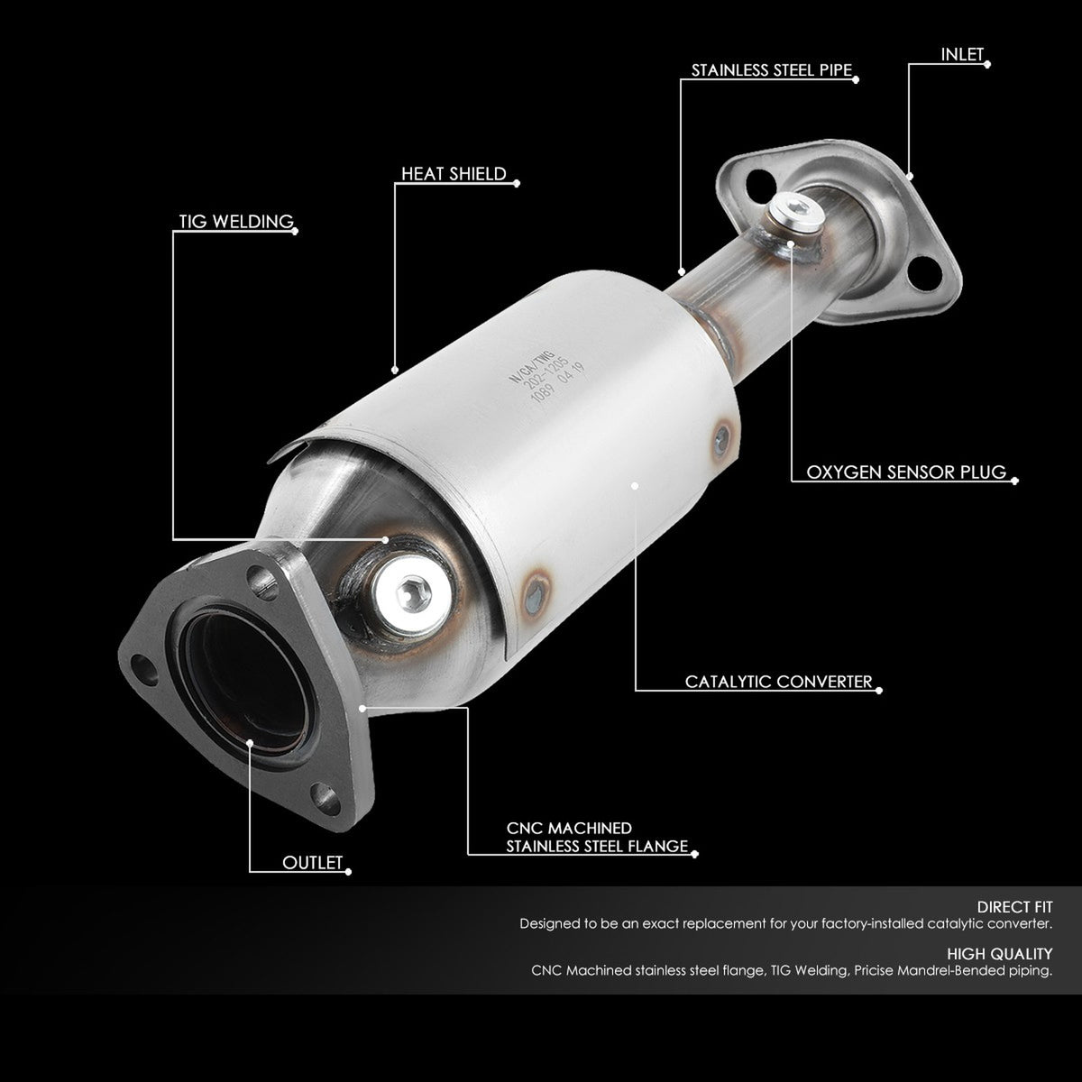Catalytic Converter for Honda CR-V (1997-2001) 2.0L