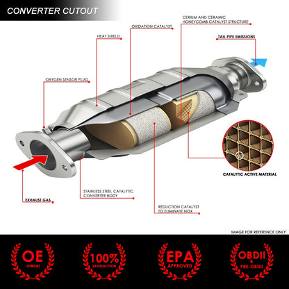 Catalytic Converter for Honda Element (2003-2011) 2.4L