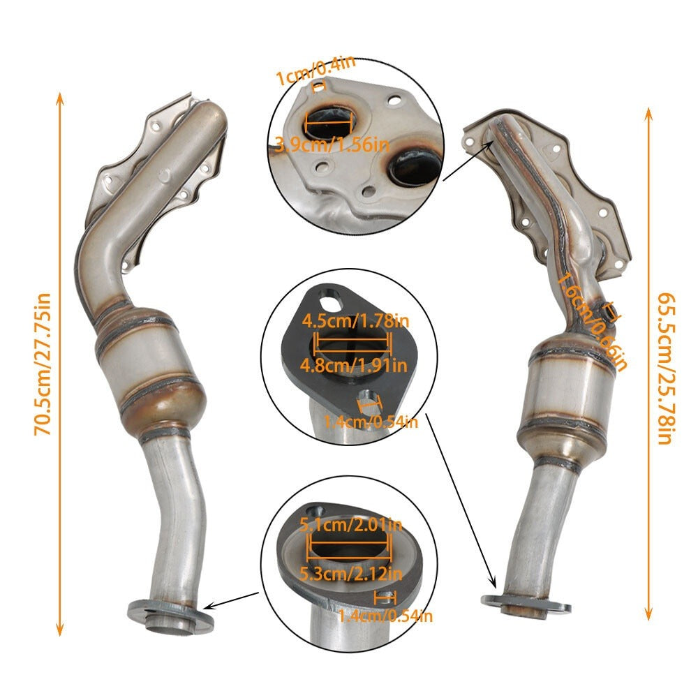 Catalytic Converter for Lexus IS250 (2006-2015) 2.5L AWD Bank 1 & Bank 2