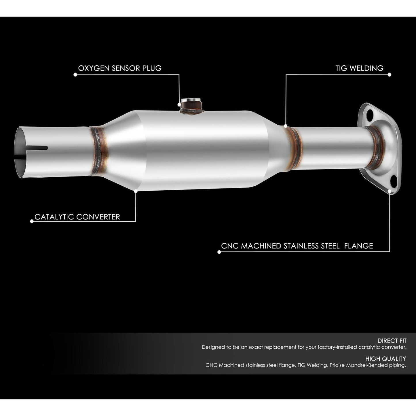 Catalytic Converter for Mercury Mariner (2009-2011) 2.5L