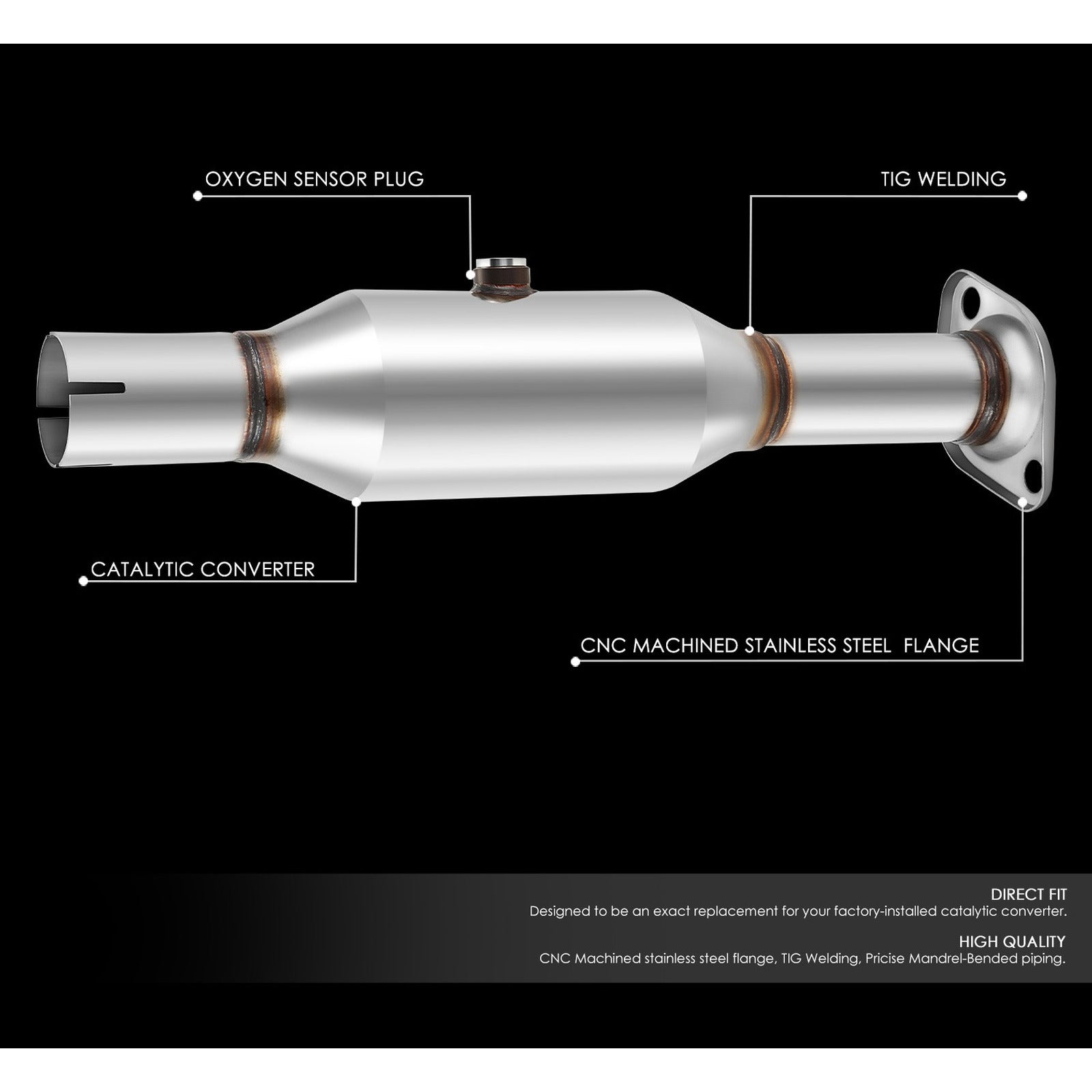 Catalytic Converter for Mercury Mariner (2009-2011) 2.5L