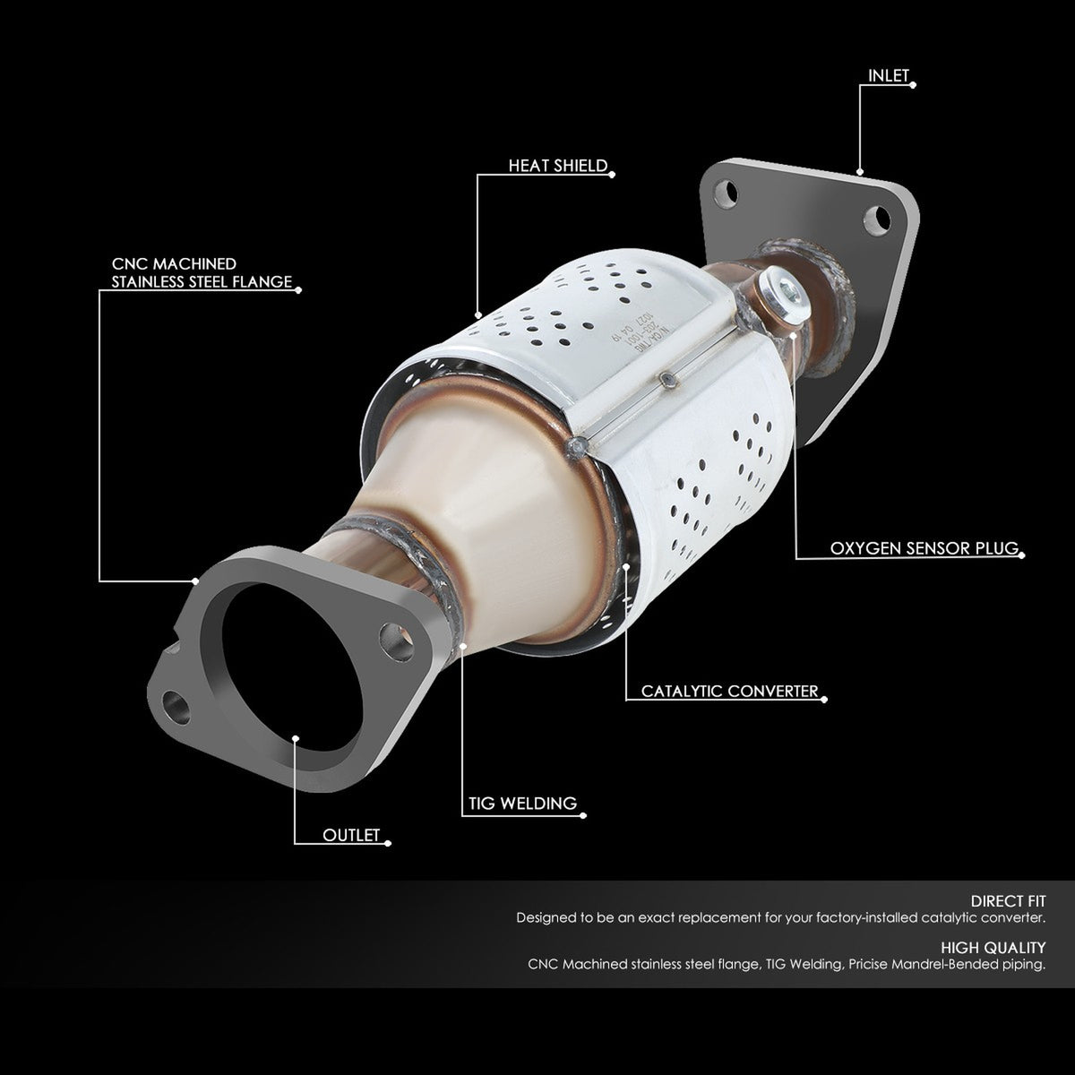 Catalytic Converter for Nissan Frontier (2005-2016) 4.0L