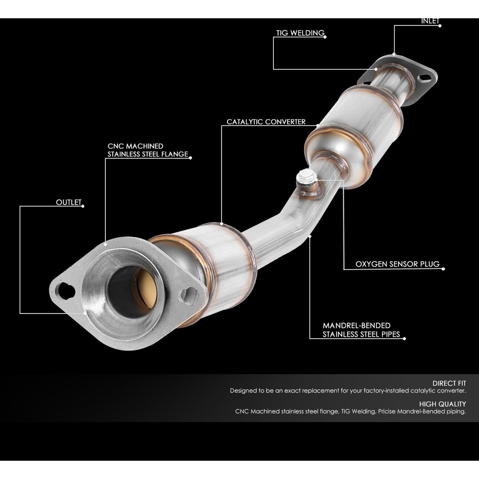 Catalytic Converter for Nissan Sentra (2007-2012) 2.0L