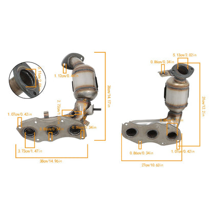 Catalytic Converter for Toyota Sienna (2011-2015) 3.5L Left & Right