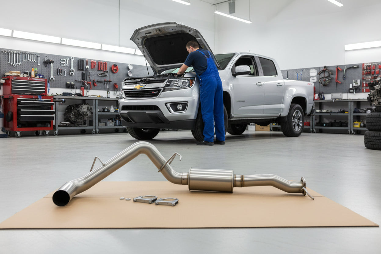 Catback Exhaust system Chevrolet Colorado (2015-2017) 2.5L 3.6L