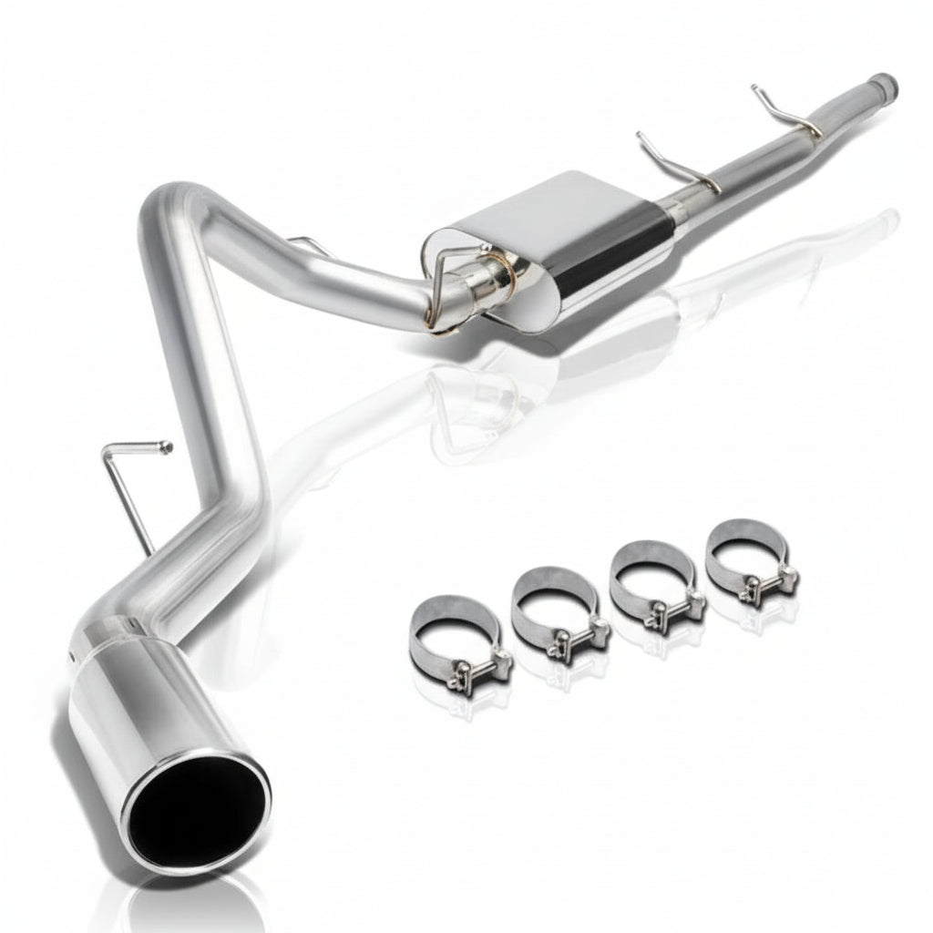 Catback Exhaust Muffler for Chevrolet Silverado GMC Sierra (2007-2013) 4.8L 5.3L 6.0L