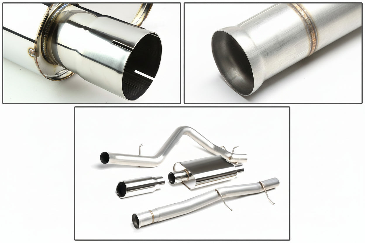 Catback Exhaust Muffler for Chevrolet Silverado GMC Sierra (2007-2013) 4.8L 5.3L 6.0L
