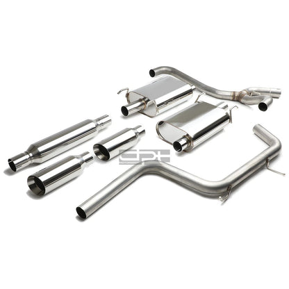 Catback Exhaust System & Dual Muffler Tips for Chevy Monte Carlo (2000-2005) 3.8L