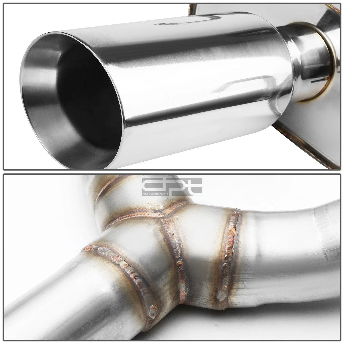 Catback Exhaust System & Dual Muffler Tips for Chevy Monte Carlo (2000-2005) 3.8L
