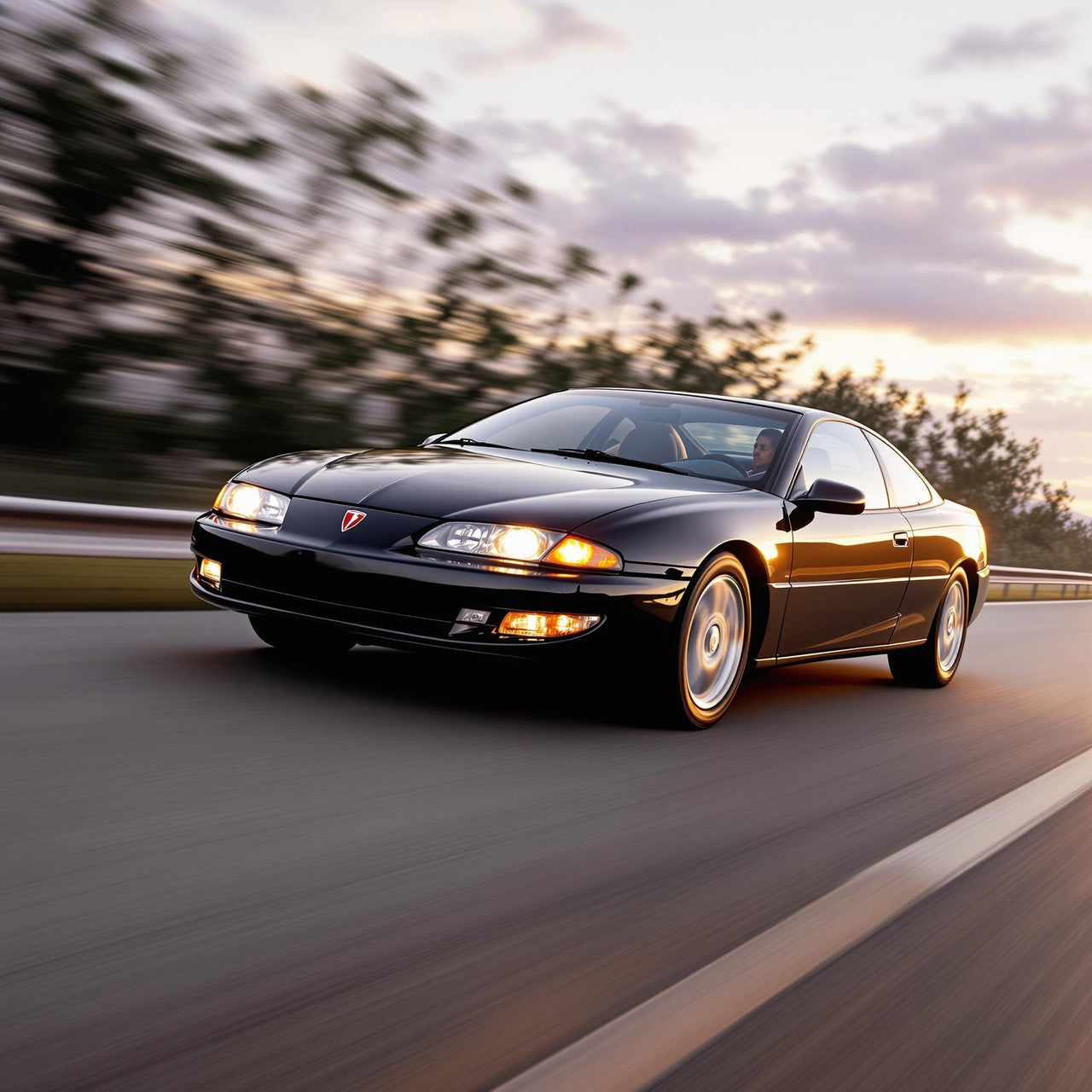 Short Ram Air Intake for Saturn SC SL (1991-2002) with SOHC 1.9L L4 Engine Black Pipe