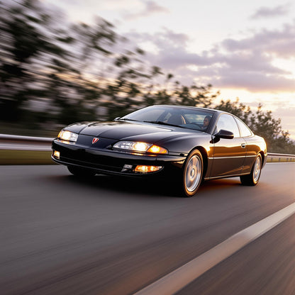 Short Ram Air Intake for Saturn SC SL (1991-2002) with SOHC 1.9L L4 Engine Black Pipe