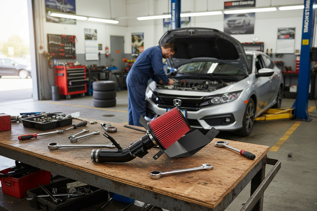 Cold Air Intake For Honda Civic (2016-2019) with 1.5L L4 Engine Default Title