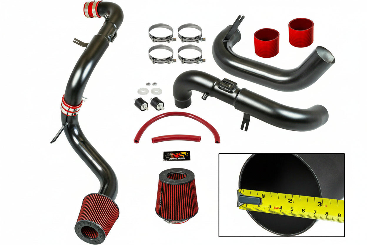 Cold Air Intake Kit for Honda Civic EX/LX/DX (2006-2011) with 1.8L 4 Cylinders SOHC Engine All Black