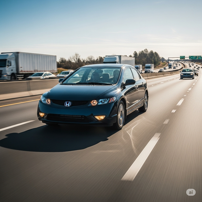Cold Air Intake for Honda Civic EX/LX/DX (2006-2011) 1.8L 4 SOHC Engine - Red