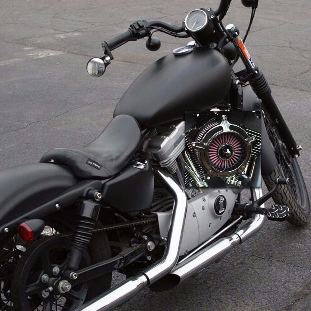 Air Intake Filter Kit For Harley Davidson Sportster Iron (1991-2023) 883 1200 72 48