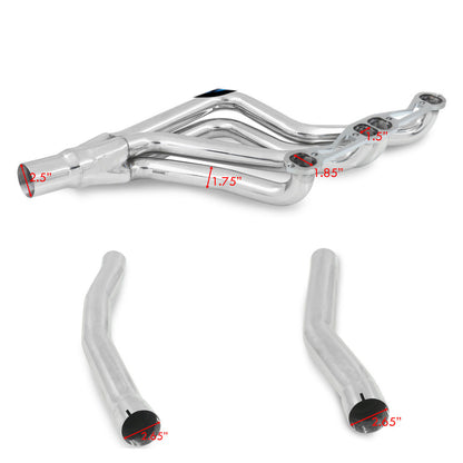 Mainfold Long Tube Exhaust Header for Chevrolet Camaro/Pontiac Firebird (1982-1992) With 5.7L V8 Engine