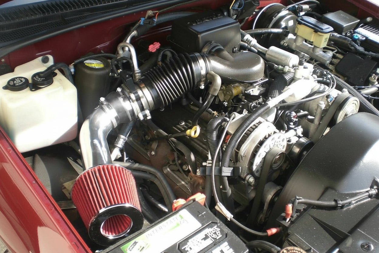 Cold Air Intake Chevy GMC SUV Pick Up Truck & Cadillac Escalade (1996-2000) 5.0L 5.7L
