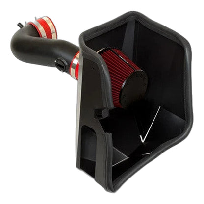 Black cold air intake with heat shield for Chevy Suburban 2021-2024 5.3L 6.2L