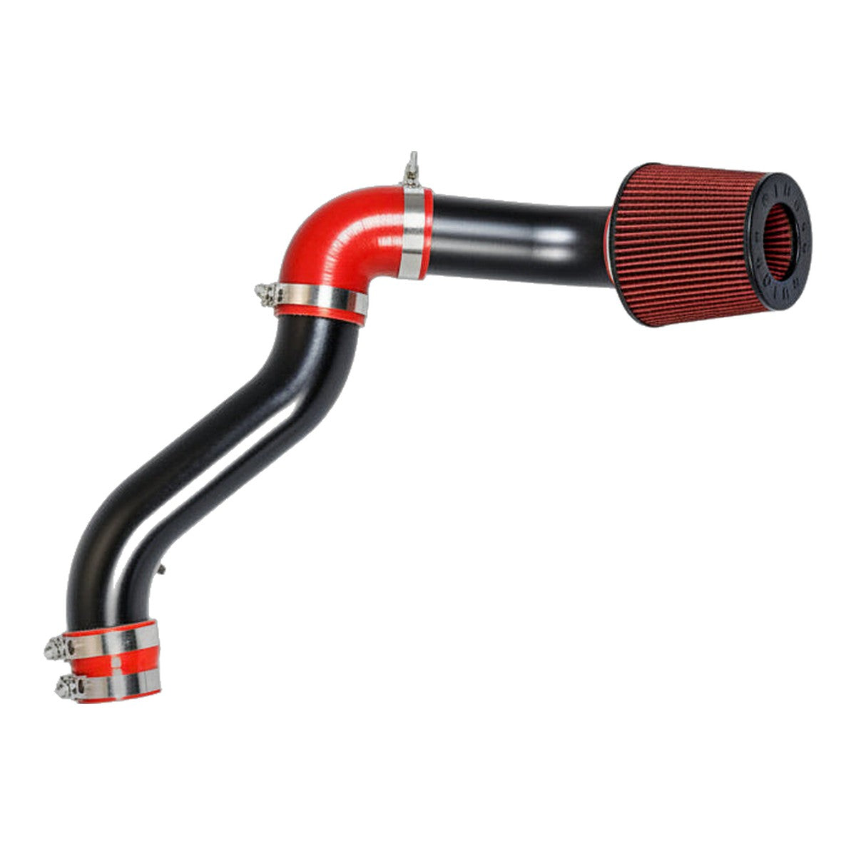 Black cold air intake with red filter for Chrysler 300 2005-2010 3.5L V6