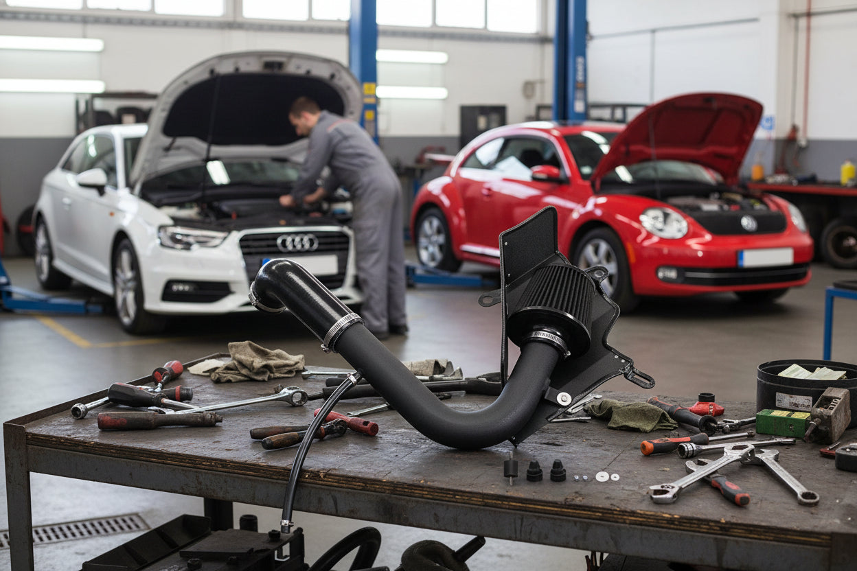 Cold Air Intake for Audi A Q Series & VW Golf Jetta Beetle Tiguan (2013-2018) EA211 1.2T 1.4T Engines