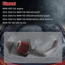 Cold Air Intake for BMW 2 3 4 Series (2012-2016) 3.0L Engine