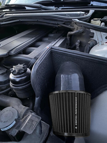 Cold Air Intake for BMW E46 320 323 325i ci xi 328i ci (1999-2006) 2.3L 2.5L 2.8L - BLK V2