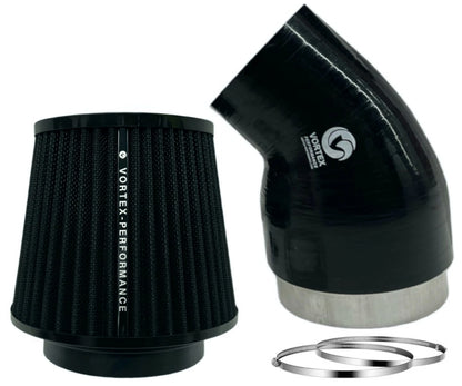 Cold Air Intake for BMW E46 320 323 325i ci xi 328i ci (1999-2006) 2.3L 2.5L 2.8L - BLK V2