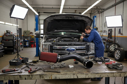 Cold Air Intake for Ford F250 F350 F450 F550 (2017-2019) Powerstroke 6.7L Engine