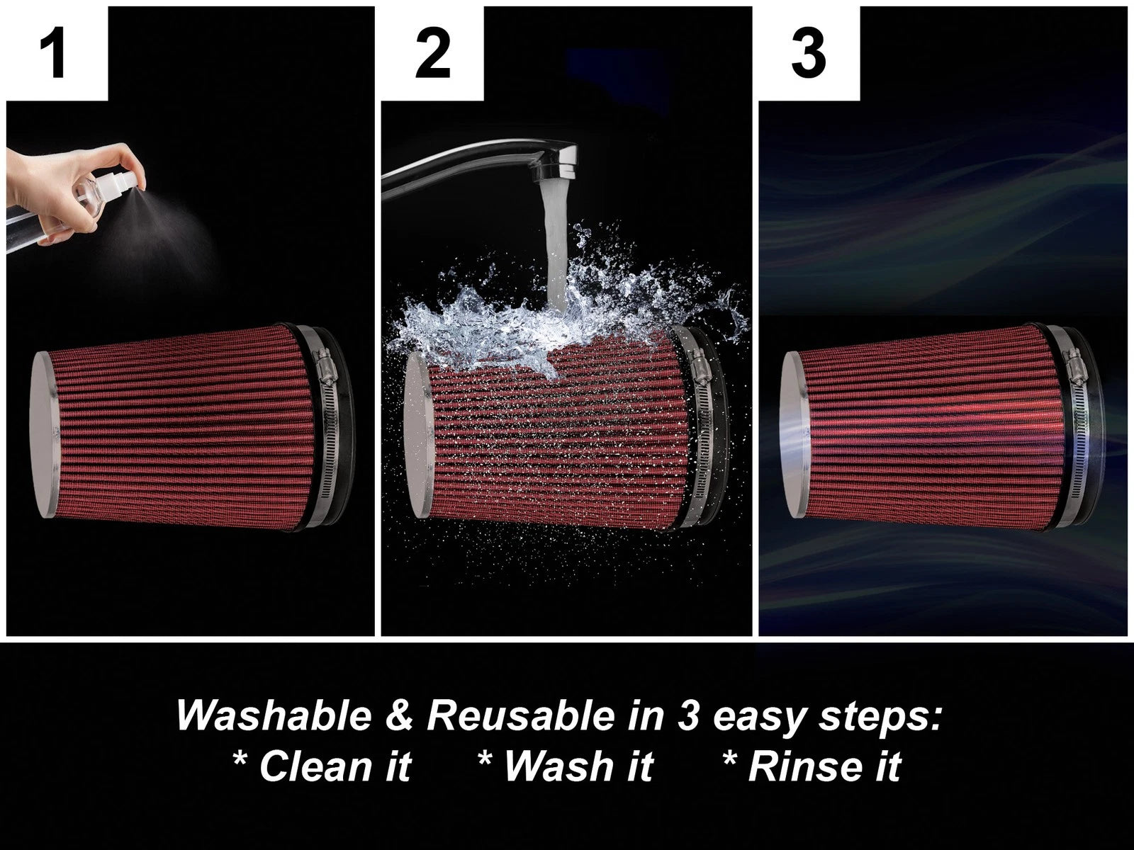 Cold Air Intake for Toyota Tacoma (2016-2023) 3.5L Engine