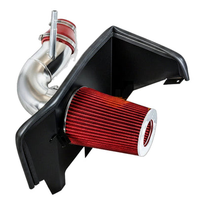 Cold air intake with red filter and heat shield for Chevrolet Camaro 2016-2023 2.0T