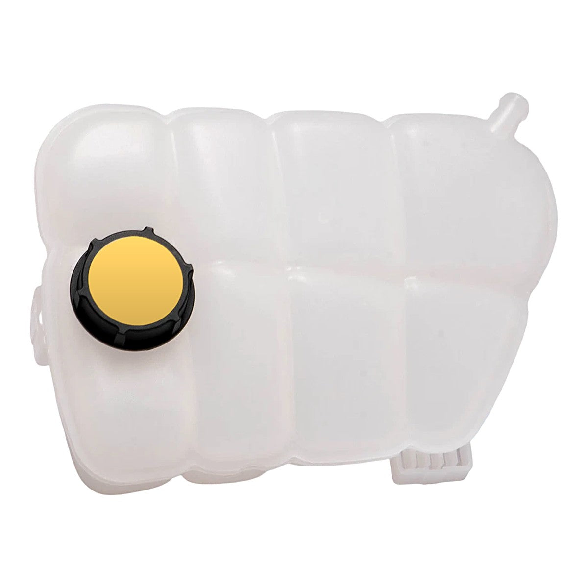 Translucent coolant overflow expansion tank with pressure cap for 2014-2018 Ford Transit Connect 2.5L