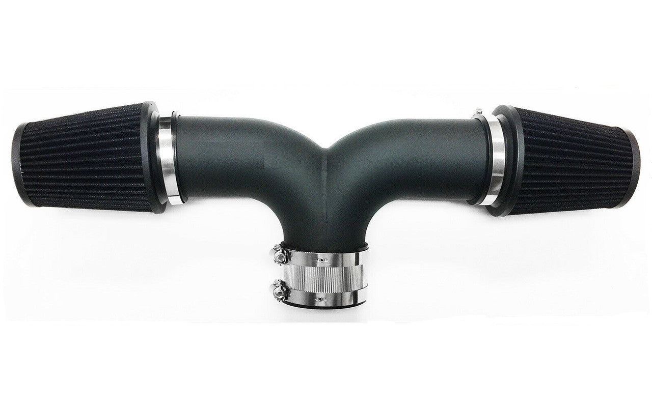 Dual Twin Air Intake Kit For Chevy Corvette (1997-2000) C5 with 5.7L V8 Engine Black