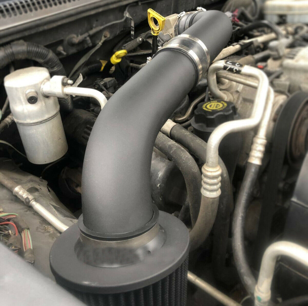 Cold Air Intake Kit for Dodge Dakota (2003-2010) with 4.7L V8 Engine All Black