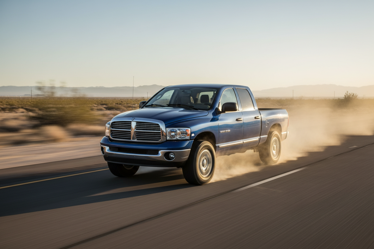 Dodge Ram (1500 2002-2008) driving fast