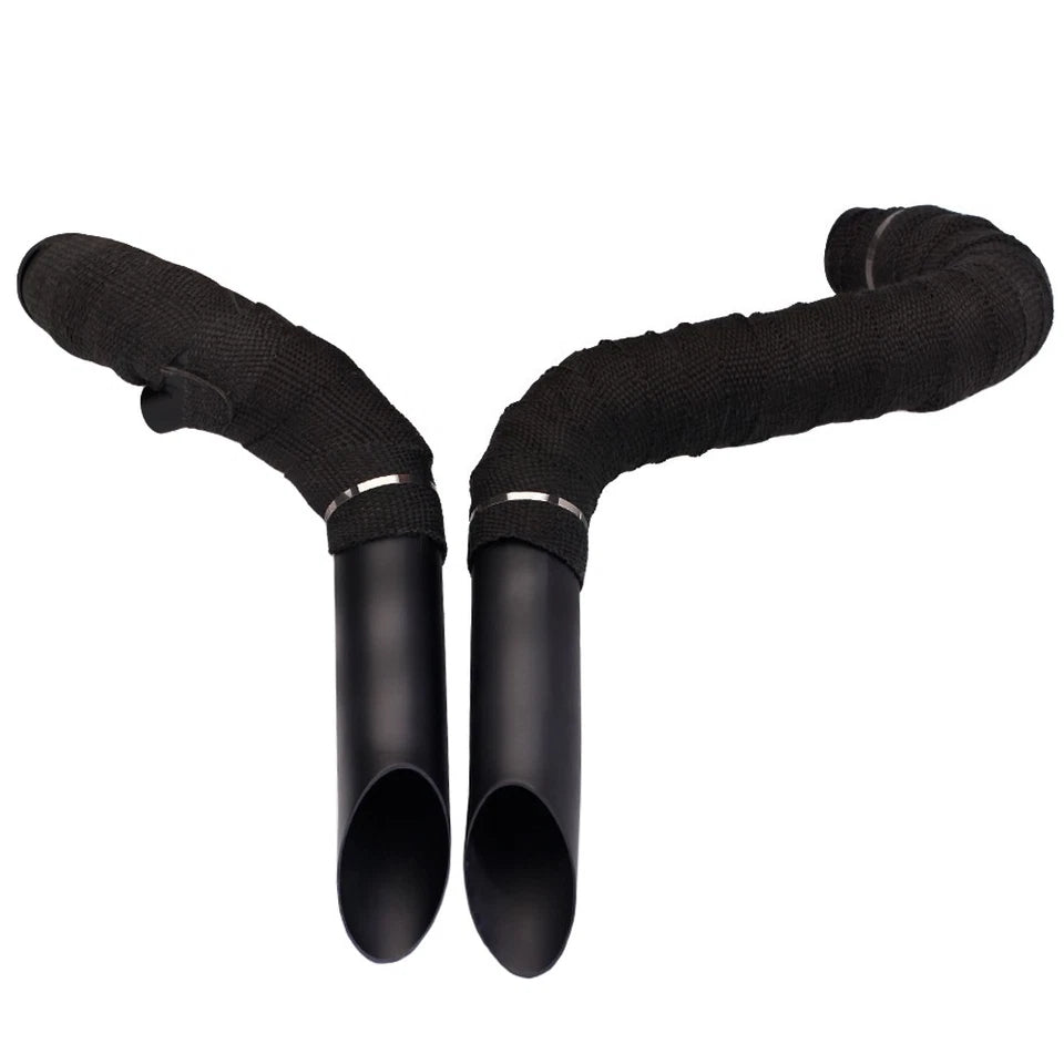 Drag Exhaust Pipes for Harley Davidson Softail (1984-2021) Forward Controls