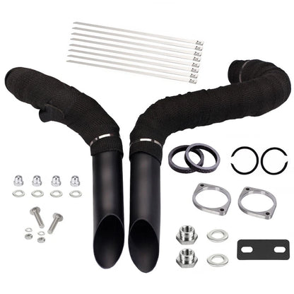 Drag Exhaust Pipes for Harley Davidson Sportster (1986-2019) Forward Controls