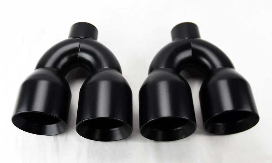 Dual Black Exhaust Tips for Chevrolet Camaro (2010-2023) 