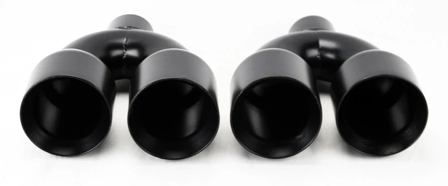 Dual Black Exhaust Tips for Chevrolet Camaro (2010-2023) 