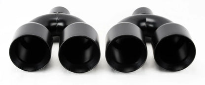 Dual Black Exhaust Tips for Chevrolet Camaro (2010-2023) 