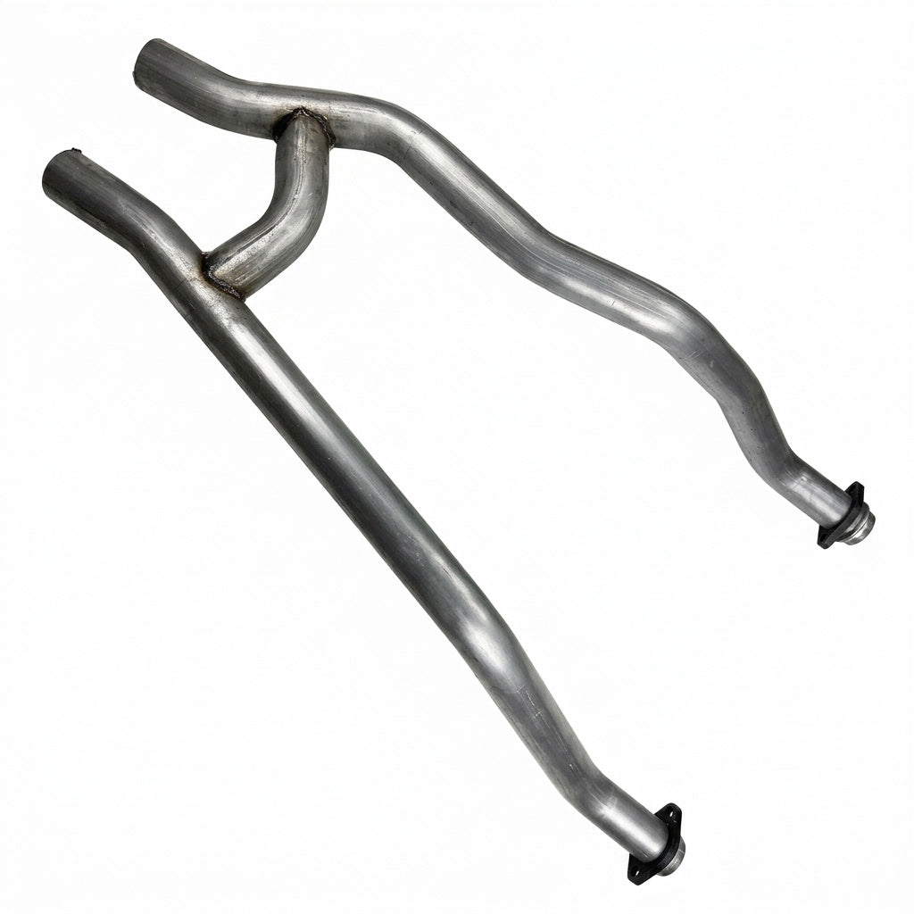 Dual Exhaust System with H-Pipe for Ford Mustang (1965-1970) 4.3L 4.7L 5.0L