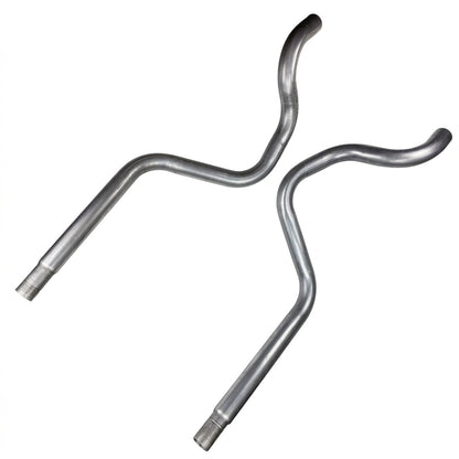 Dual Exhaust System with H-Pipe for Ford Mustang (1965-1970) 4.3L 4.7L 5.0L