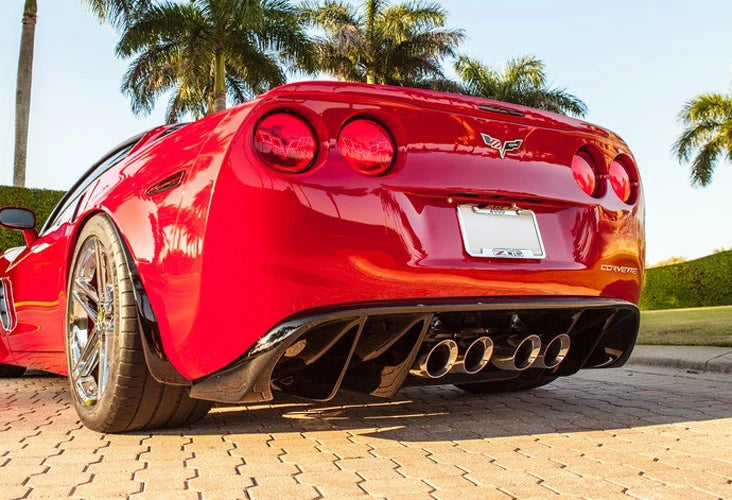 Dual Exhaust Tips for Chevrolet Corvette C6 (2005-2013)