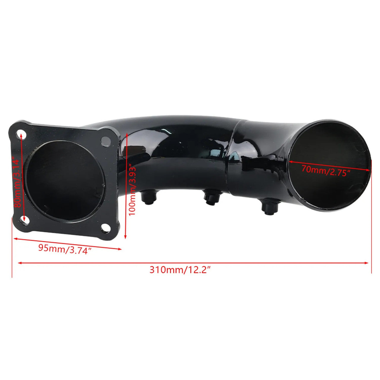 Cold Air Intake for Dodge Ram (1998-2002) 5.9L Cummins Diesel Engine Black