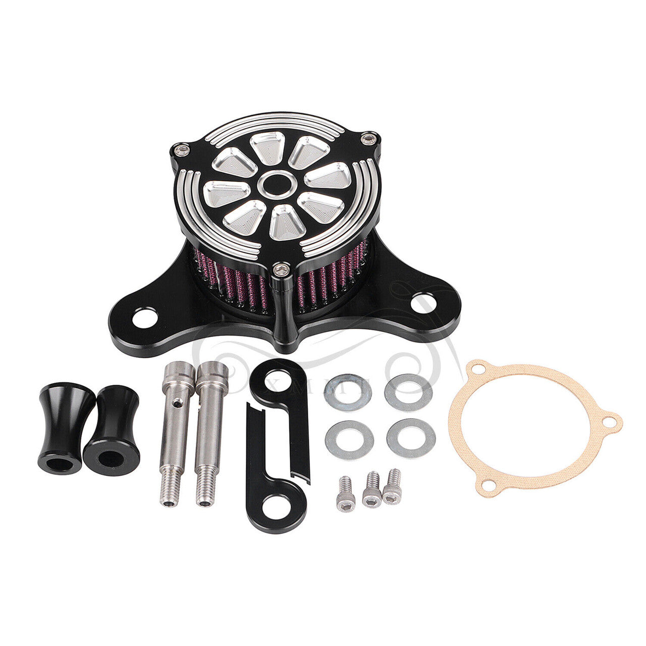 Air Cleaner Intake Filter Kit Octo Petal for Harley Touring Electra Road Glide