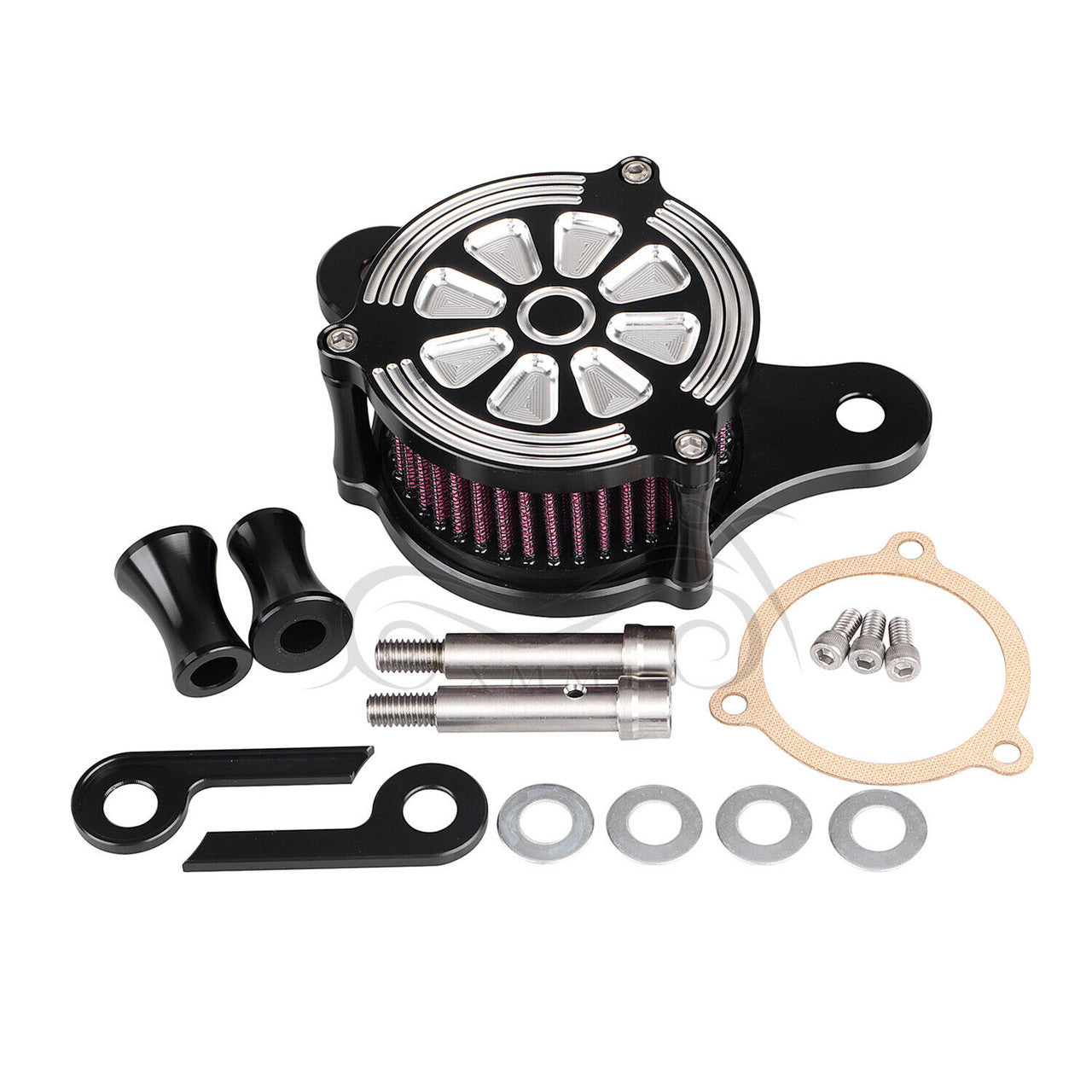 Air Cleaner Intake Filter Kit Octo Petal for Harley Touring Electra Road Glide