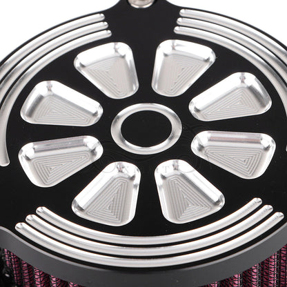 Air Cleaner Intake Filter Kit Octo Petal for Harley Touring Electra Road Glide