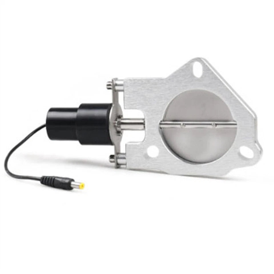 Electric Exhaust Cutout Valve Motor Kit 3 Inch with Manual Switch
